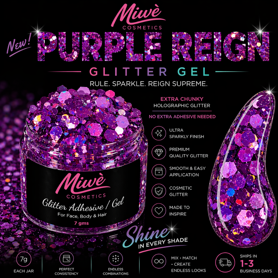 Purple Reign Glitter Gel